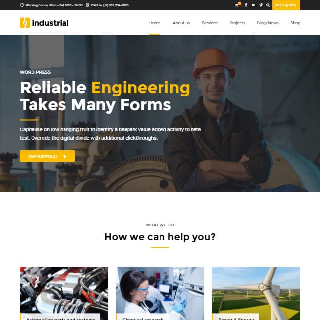 yellow solid factory